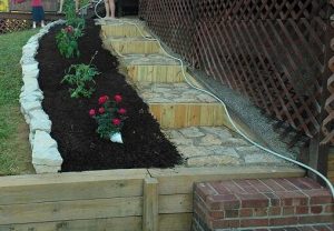 stone pathway Columbus Indiana