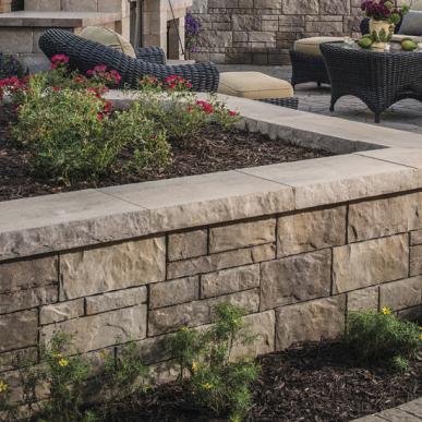 Retaining Wall Systems Estes Material, Landscape Wall Stone